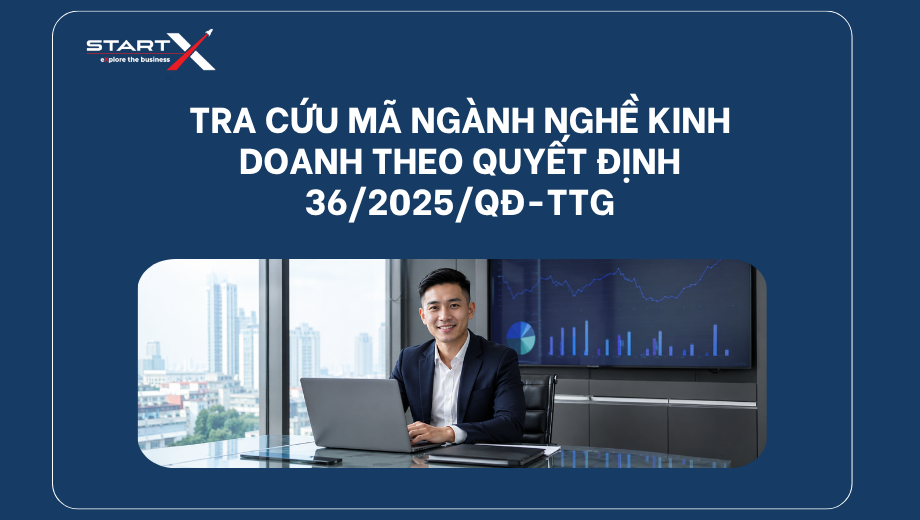 Tra cứu mã ngành nghề kinh doanh mới nhất 2026 theo Quyết định 36/2025/QĐ-TTg